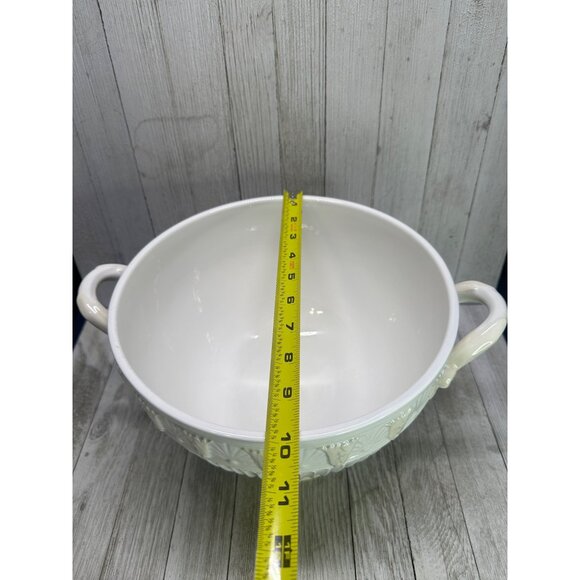 Vtg Lenox Butler's Pantry Soup Tureen with Lid and Ladle with Tag Cream 12" Tall - Picture 6 of 15